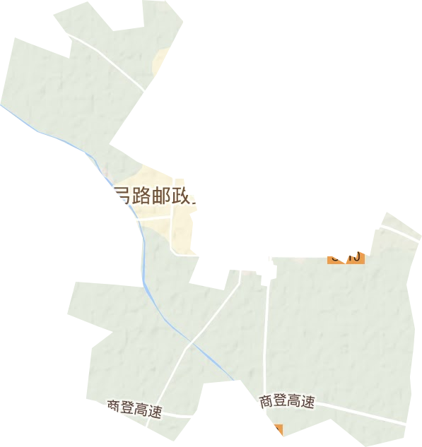 城郊乡地形图