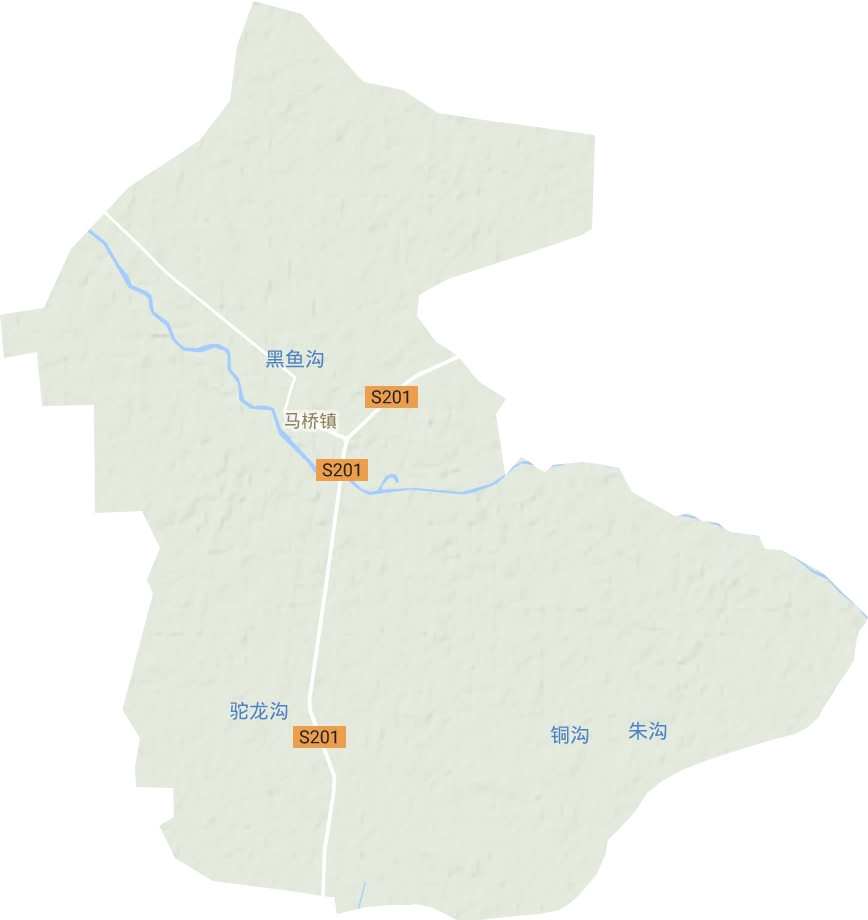 马桥镇地形图