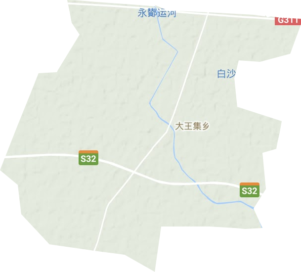 王集镇地形图