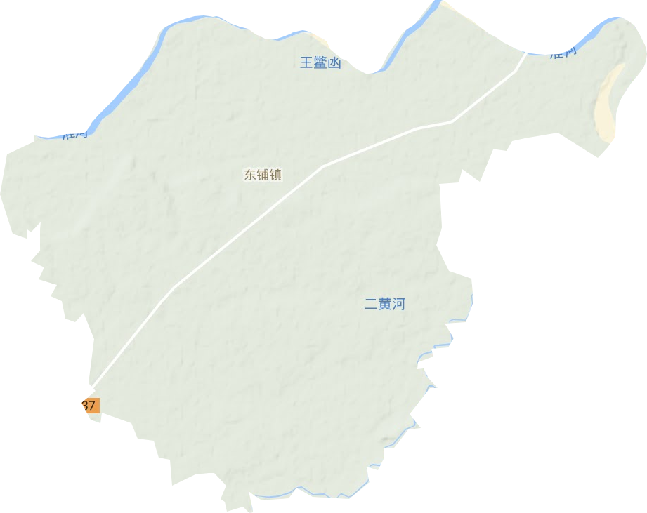 东卜镇地形图