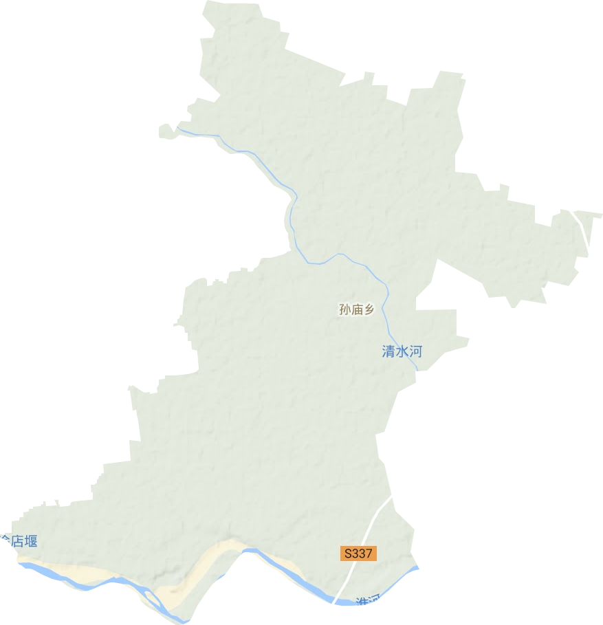 孙庙乡地形图
