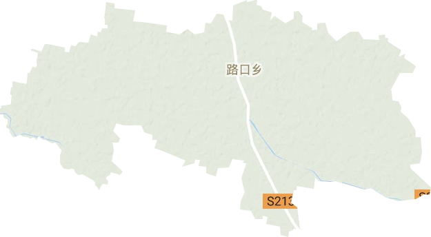 路口乡地形图