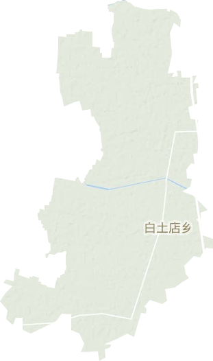 白土店乡地形图