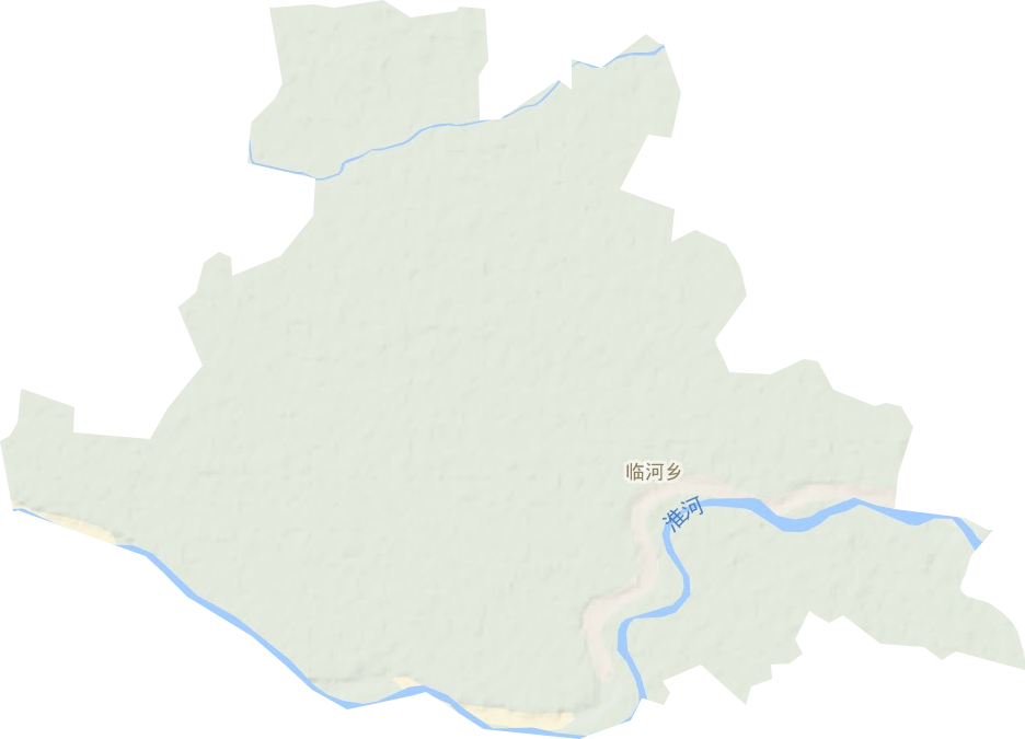 临河乡地形图