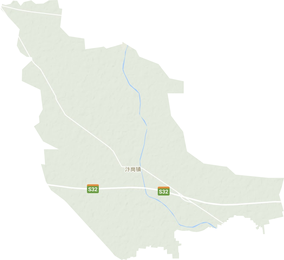 汴岗镇地形图