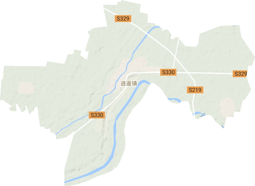 逍遥镇地形图