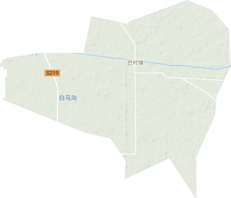 巴村镇地形图