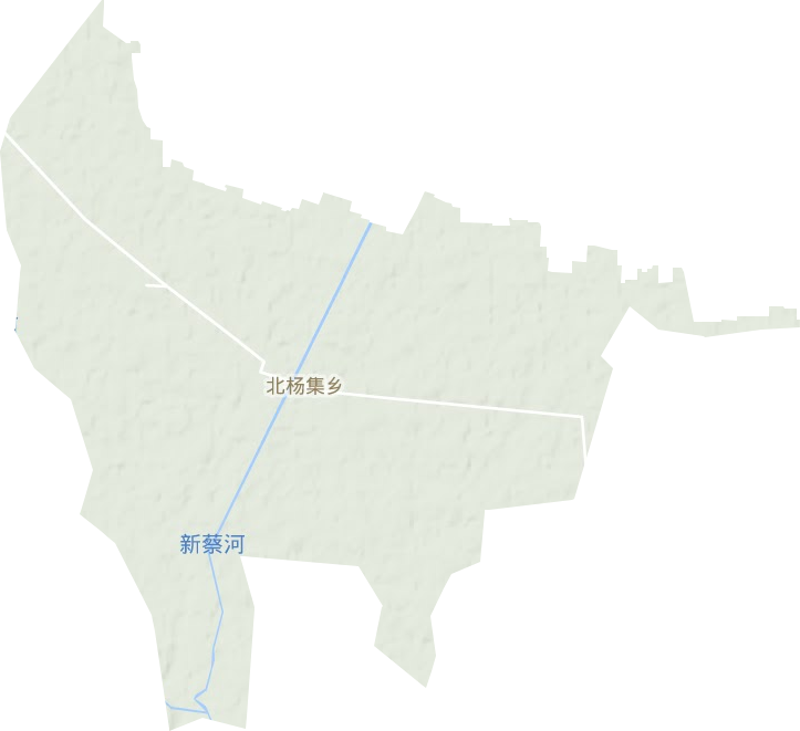 北杨集乡地形图