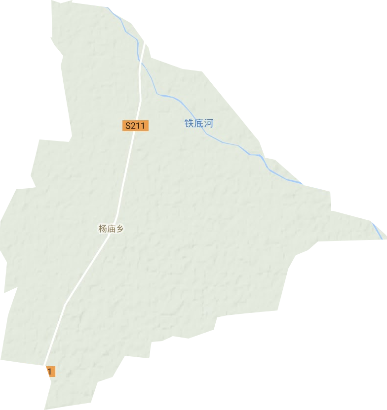 杨庙乡地形图