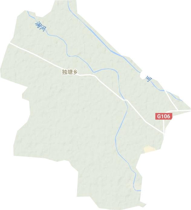独塘乡地形图