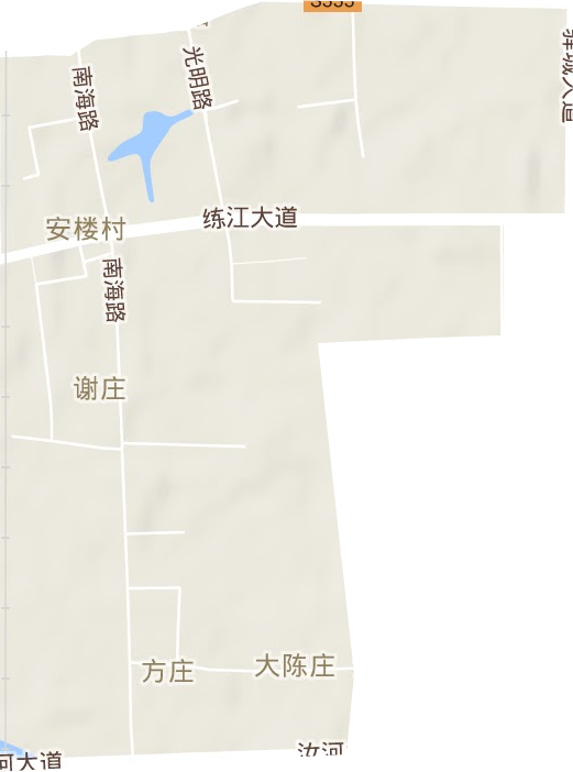 南海街道地形图