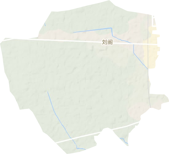 刘阁街道地形图