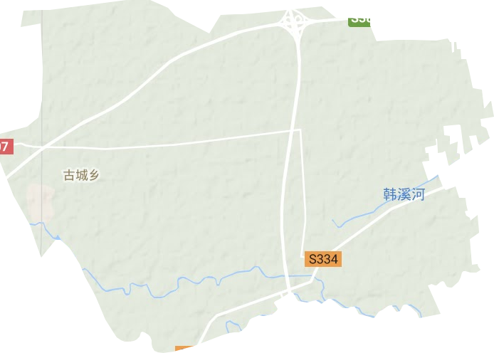 古城乡地形图