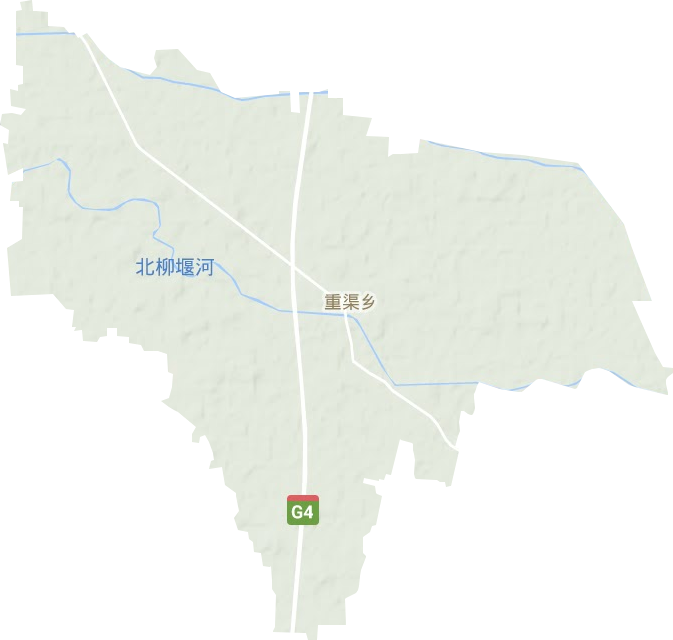 重渠乡地形图