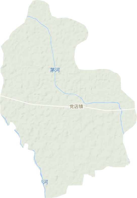 党店镇地形图