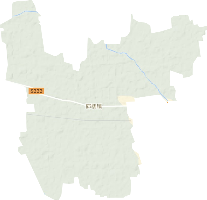 郭楼镇地形图
