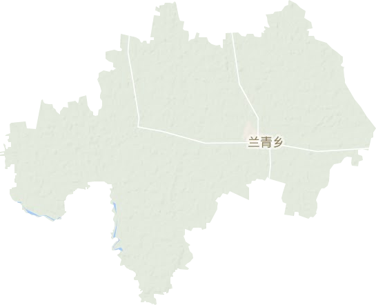 兰青乡地形图