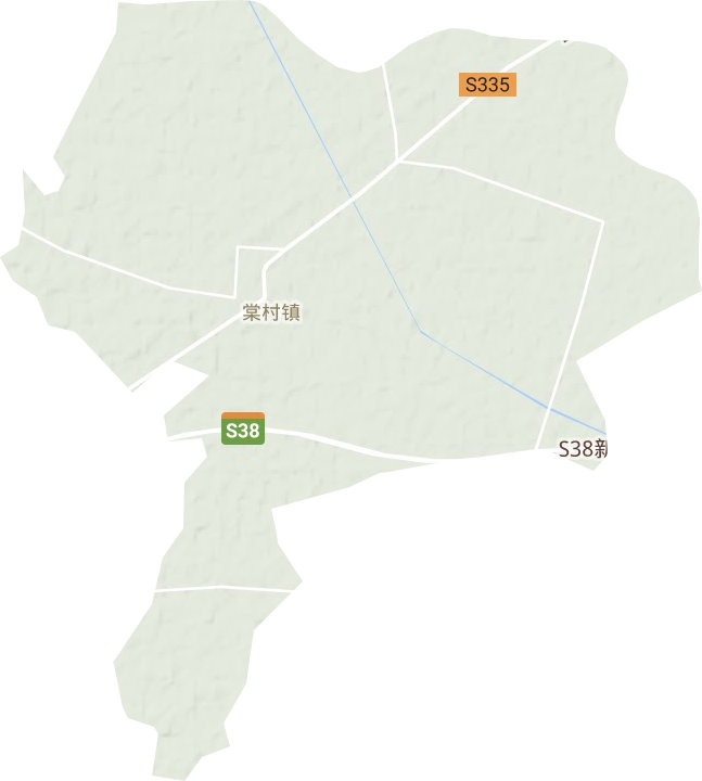 棠村镇地形图