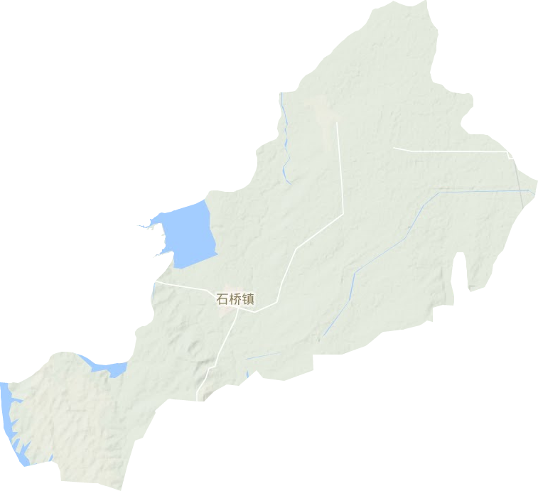 石桥镇地形图