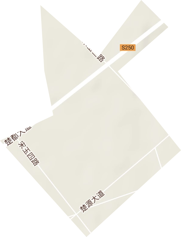 宜城经济开发区地形图