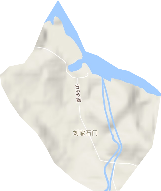 石门水库地形图