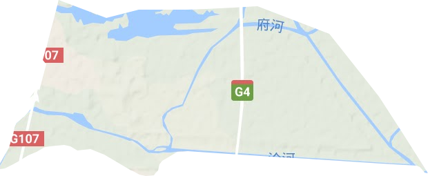 孝南区东山头办事处地形图