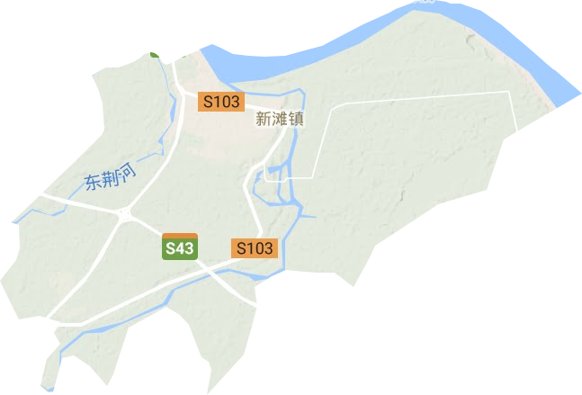 新滩镇地形图