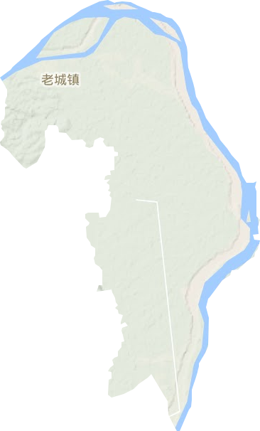 老城镇地形图