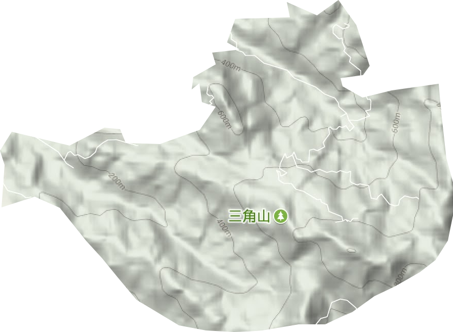 三角山林场地形图
