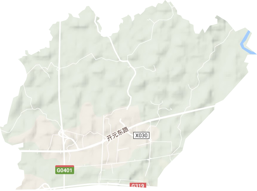 长龙街道地形图