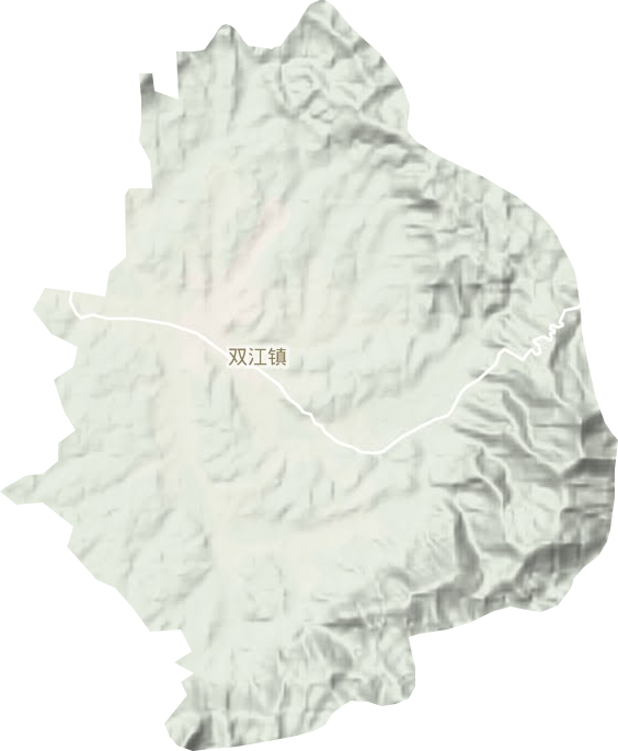 双江镇地形图