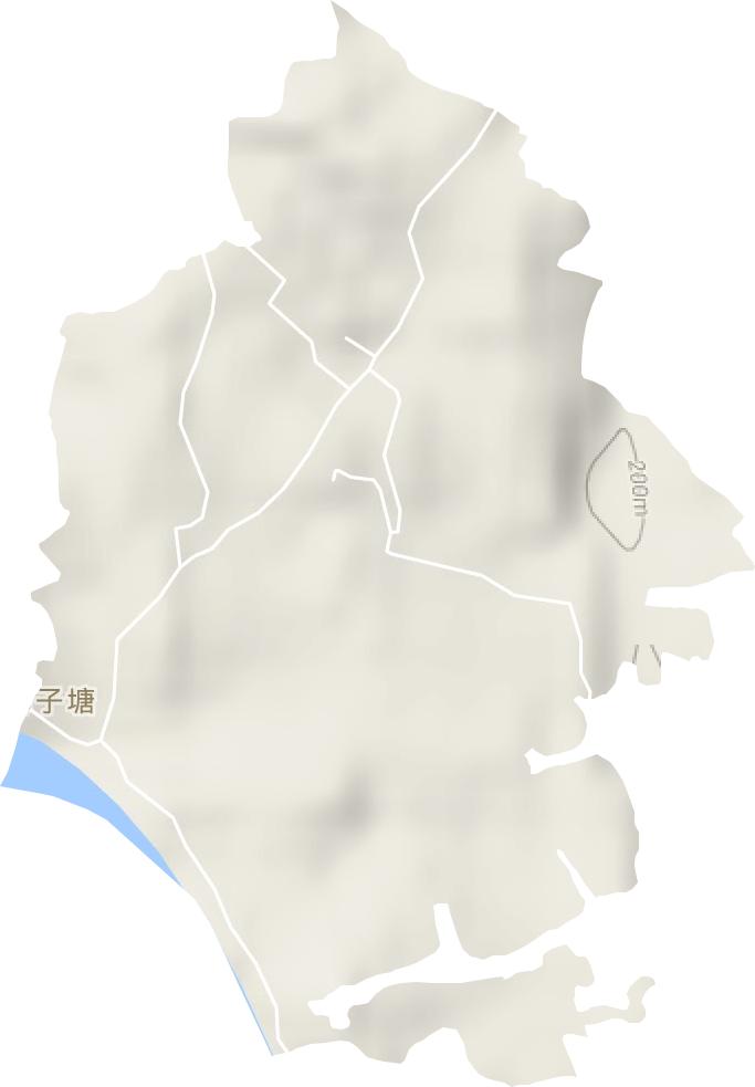 邵阳市园艺场地形图