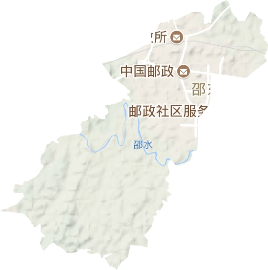 宋家塘街道地形图