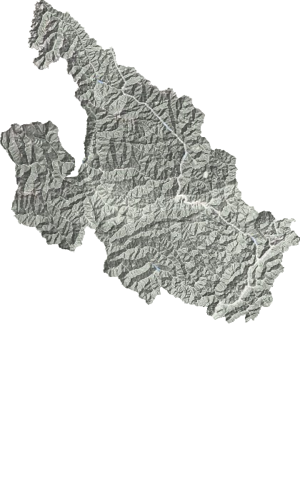 平武县地形图