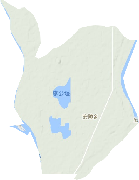 安障乡地形图
