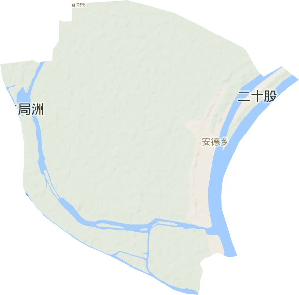 安德乡地形图