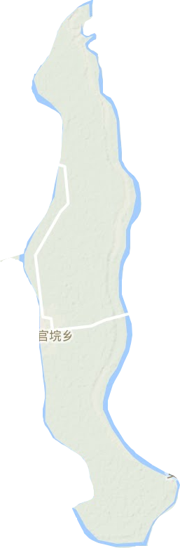官垸乡地形图