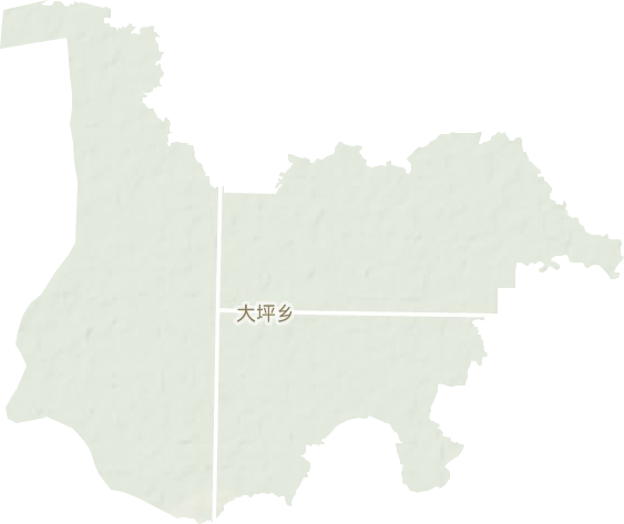 大坪乡地形图