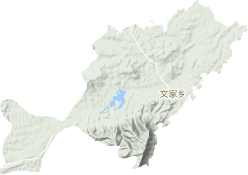 文家乡地形图