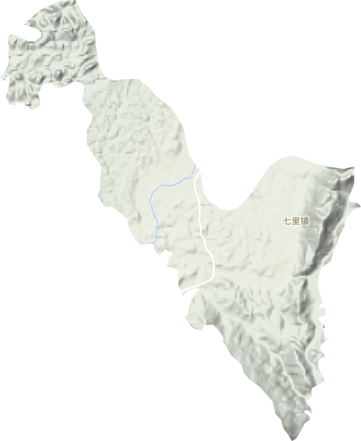 七里镇地形图