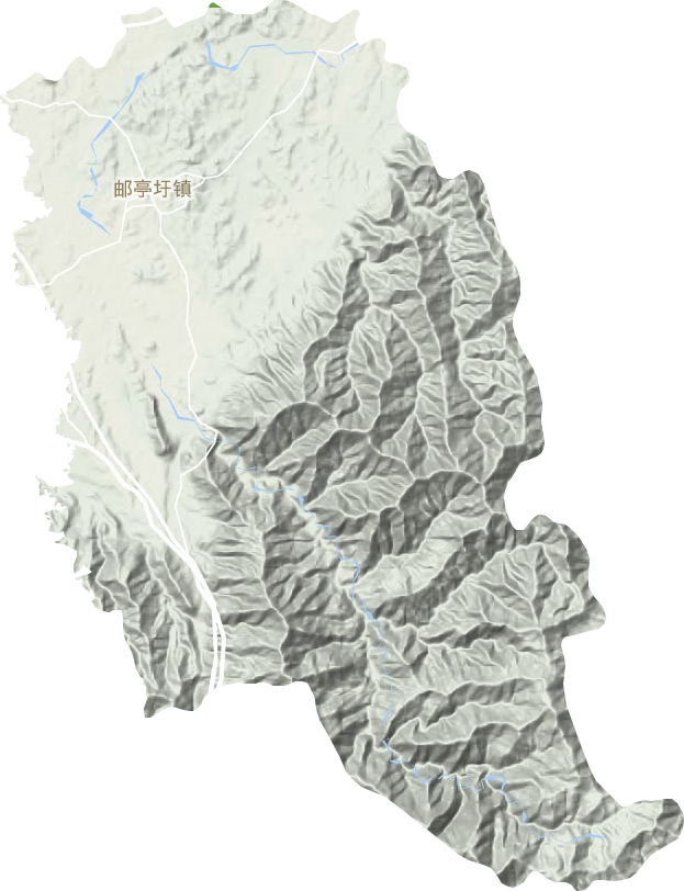 邮亭圩镇地形图