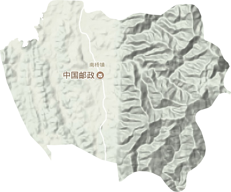 南桥镇地形图