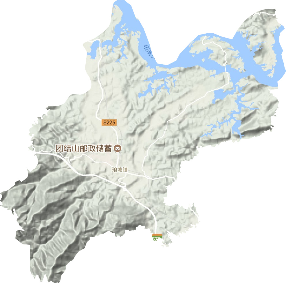琅塘镇地形图