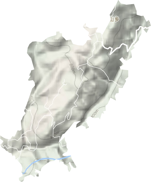 锡矿山街道地形图