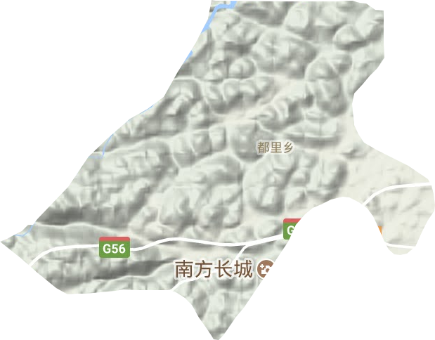 都里乡地形图