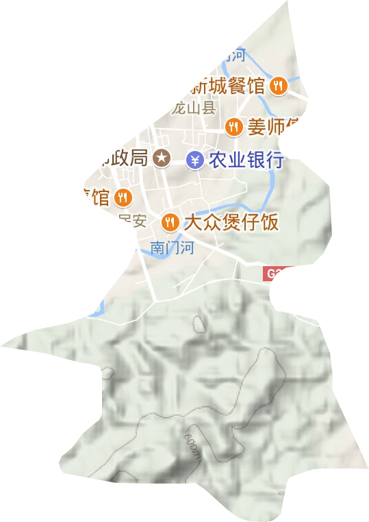 民安街道地形图