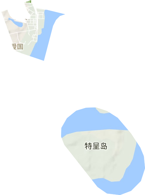 爱国街道地形图