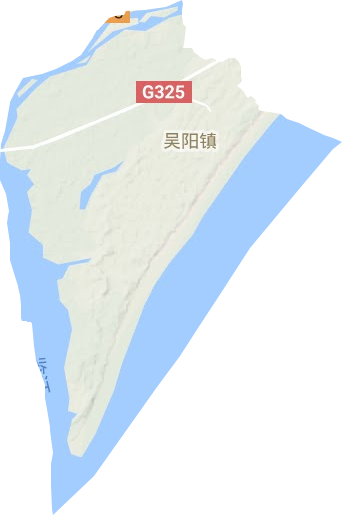 吴阳镇地形图