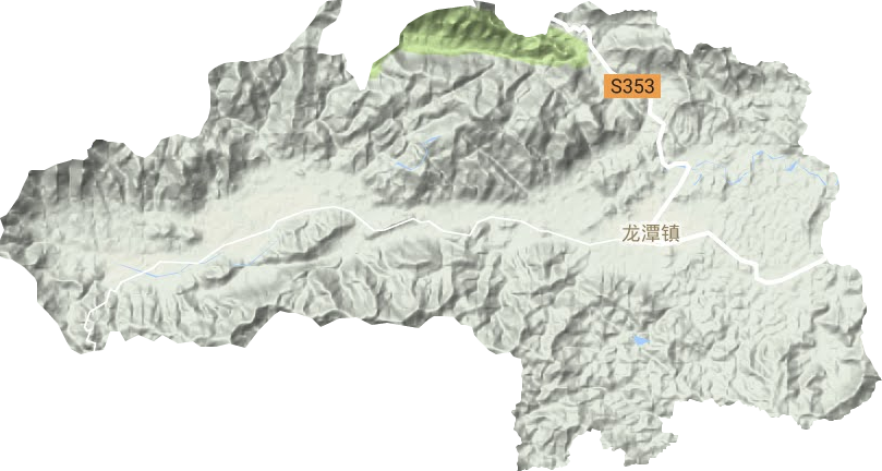龙潭镇地形图