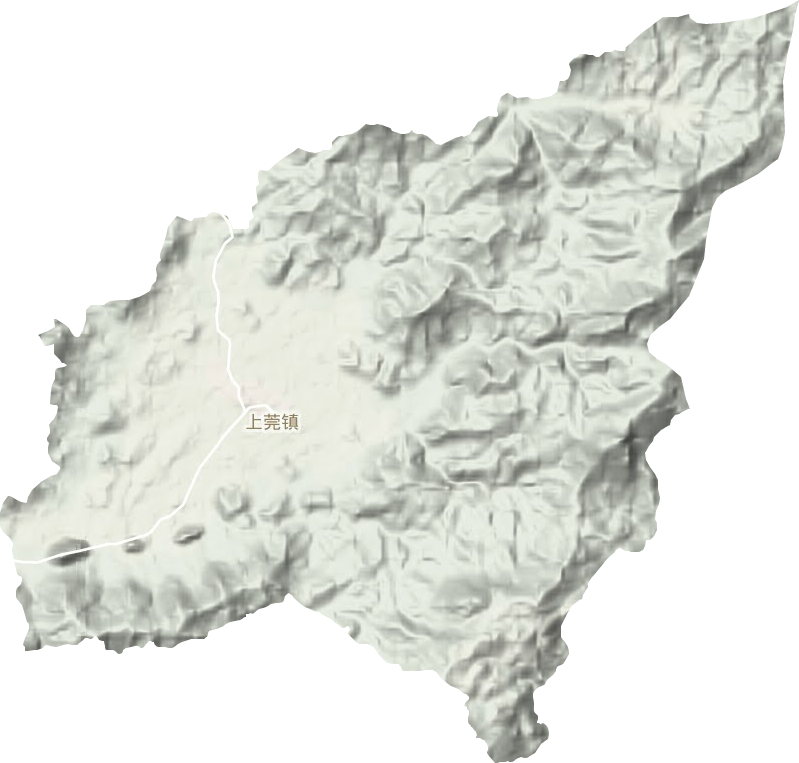 上莞镇地形图